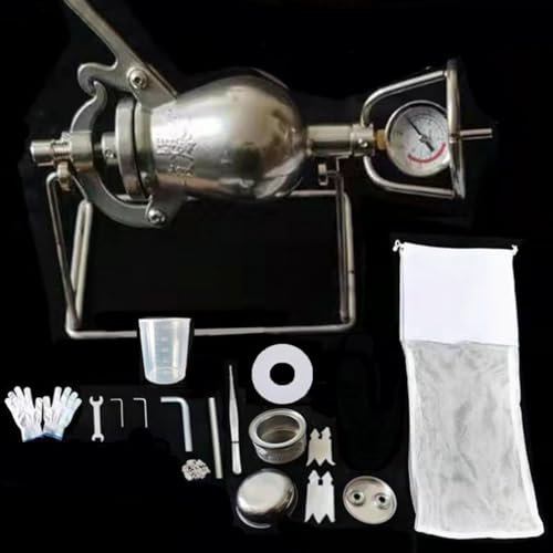 Wygwlg Nostalgischer Retro-Mini-Popcorn-Maker, Mini-Edelstahl-Profi-Popcorn-Bratmaschine Mit Manueller Kurbel, 230 Ml Mit Mini-Popcorn-Beutel, Popcorn-Topf, Für Weihnachten Halloween