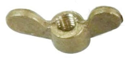 Handmuttern, FlügelmutternSchmetterlingsmutter M4 * 0,7 M5 * 0,8 M6 * 1,0 M8 * 1,25 M10 * 1,5 M12 * 1,75 Messing-Flügelmuttern Daumen-Schmetterlingsflügelmuttern (Farbe: M8) (Color : M12, Size : One