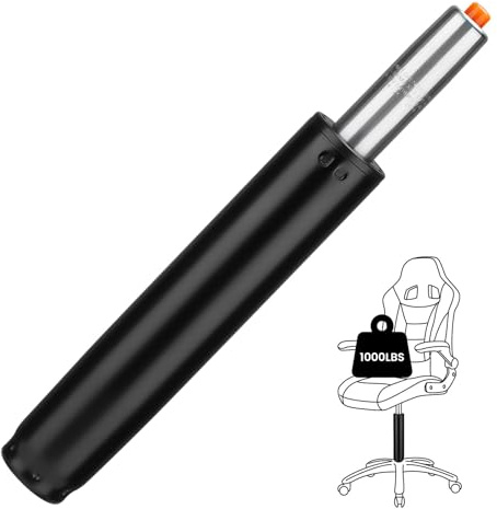 Huiguli Gasdruckfeder für Bürostühle, Class 4 Bürostuhl Ersatz Gaslift | Belastbar bis 450KG, Länge 300-450mm, Universelle, Höhenverstellbarer Gasfeder für Drehstühle, Bürostühle und Stühle