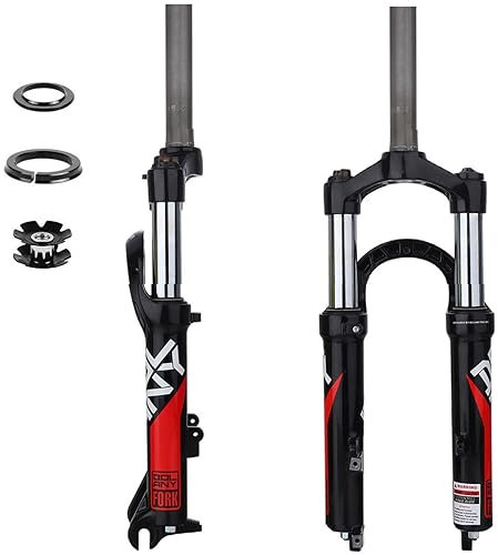 20 Zoll BMX Federgabel 80mm Federweg QR 9x100mm Scheibenbremse 1-1/8 gerades Rohr manuelle Verriegelung MTB Ultraleicht Mountainbike Vorderradgabeln