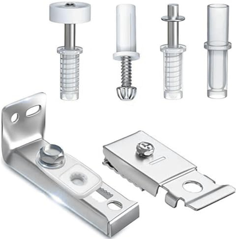 Kit de réparation de quincaillerie de porte à deux volets, pièce de rechange pour porte pliante, comprend des supports inférieurs supérieurs, des pivots inférieurs supérieurs, une roue de guidage pour