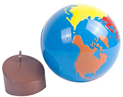 JOINPAYA Praktischer Desktop-weltglobus Mit Holzsockel -Spielzeug Für Junge Mädchen Fördert Geografisches Und Frühe Lernfähigkeiten Dekoratives Ornament Für Zuhause Und Büro