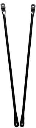 Timyrimy Hollywoodschaukel-Aufhängestange (80cm/31.5, 2 Stück), Ersatzstangen für Gartenschaukeln und verandaschaukeln. Schwarze, runde metallstangen zum Aufhängen von Schaukelsitz an Rahmen