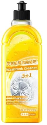 ZMLMAJJ Nettoyant for Machine À Laver 500ml, Nettoyant for Cuve De Lave-Linge À Tambour Propre, Puissant Détartrant(500ML Lemon Flavor)