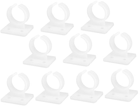 Abaodam 10 Stück Teiliges Mikrofonschwenkclip Wand und Schreibtischhalterung Quadratische Mikrofonklemme Platzsparend Kompatibel mit Mikrofonständer und Mikrofonarm Vielseitig Einsetzbar
