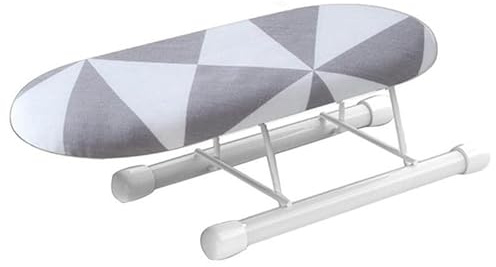 Bortivier Tabla de Planchar Plegable PuñOs de Viaje Mangas PortáTiles Desmontables Escote PuñOs Mini Lavable Protector Antideslizante-F