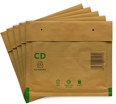 30 Versandtaschen Luftpolsterumschläge 200 x 175 mm CD Luftpolsterversandtaschen Luftpolstertaschen Gr. CD braun Umschläge haftklebend gepolstert Polsterumschlag Taschen