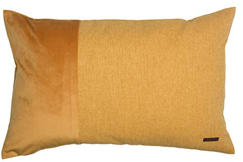 Esprit Deko Kissen Harp • 2er Set Kissenbezug 38x58 gelb • Deko Wohnzimmer • ohne Füllung • 100% Polyester