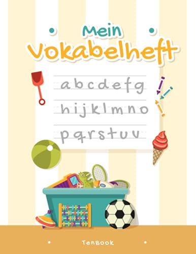 Mein Vokabelheft: Grundschule ABC. 2 Spalten 120 Seiten. Zweispaltiges Buch mit Soft Cover für Vokabeln 8.5x11 Zoll, ca. DIN A4 21.6x27.9cm.