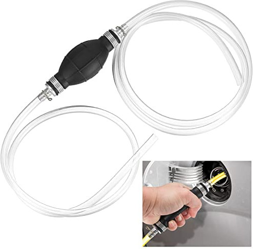 Benzinpumpe Handpumpe, Transferpumpe, 2m Länge ölabsaugpumpe, Dieselpumpe, Kraftstoffpumpe, Wasserpumpe Schlauchpumpe für Kraftstoffe Benzin Diesel Wasser Öl