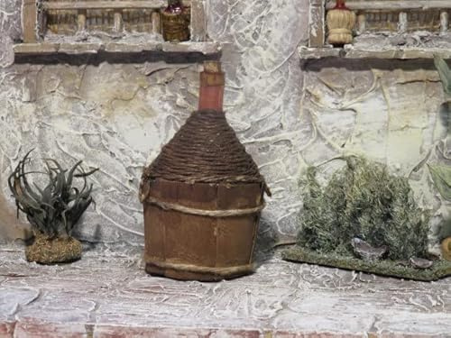 Krippenzubehör Korbflasche mit 2 Henkeln 10 cm