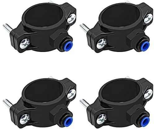 Kyuionty 4 Pack Drain Saddle Valve, 1/4 Quick Connect for RO