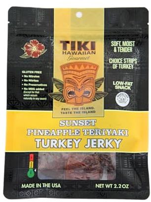 Tiki Hawaiian Gourmet Jerky | Beef (Sunset Pineapple Teriyaki)