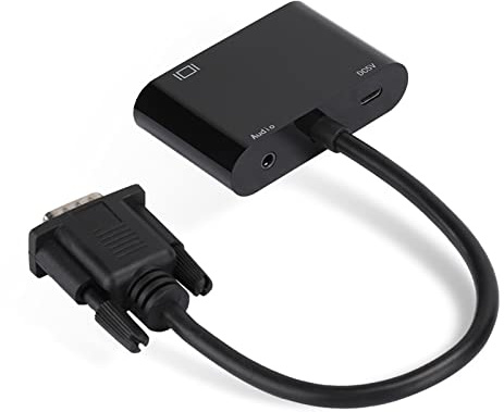 SUNGOOYUE VGA a VGA HD Video Converter Cable Plug and Play Adaptador para Computadora, Proyector, Amplia Gama de Aplicaciones
