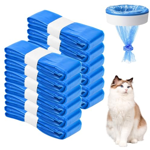 CEOTIS Cat Litter Refills Bag Nappy Bin Refill, Diaper Pail Refill Bags, Smellproof Refill Bags, Diaper Bin Refills,4.5 m Diaper Pail Disposal Sack Compatible with Most Diaper Pail（12 Pack）