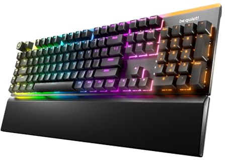 be quiet! Light Mount Tastatur - US ANSI QWERTY - USB - Schwarz (BT003US)