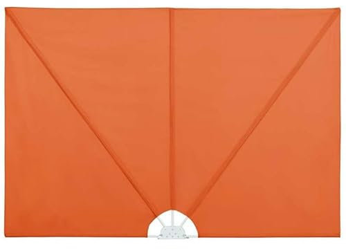 Eleganz Scomparti laterali pieghevoli in tessuto e acciaio, 300 x 200 cm, colore rosso terracotta, protegge dal sole e dal vento, per giardino, balcone e terrazza, durevole e resistente alle