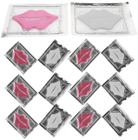 PENIKOKO Cerotti Idratanti le Labbra al Collagene in Gel Design Cristallo 20 Pezzi per Cura Labbra Maschera Lenitiva e Rivitalizzante