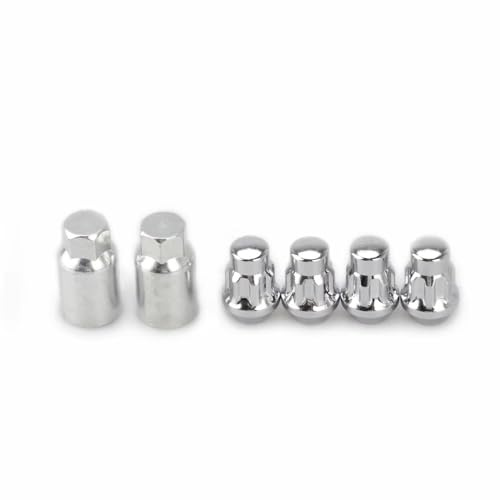 écrou jante Compatible avec Camaro 1983 1984 1985-2002 Écrous de blocage antivol Écrous de roue 60 degrés Chrome