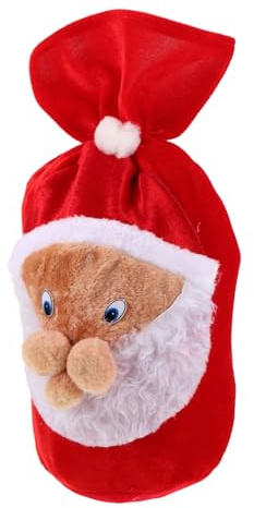 Anneome Borse Per La Festa Di Natale Borsa Riutilizzabile Sacca Da Imballaggio Da Involucro Sacche Di Caramelle Di Natale Red