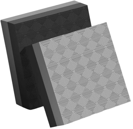 Colaxi Weightlifting Crash Pads for Floor Protection, Deadlift Mat, Weightlifting Crash Mats, Nonslip & Shock Absorbing Silencer Drop Pads for Fitness/Training/Yoga, Black Gray 40x33x4cm