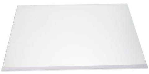 SOIMISS Estante de Vidrio Templado para Refrigerador 40X28 CM Borde Envuelto Estante Transparente de Reemplazo para Organización y Almacenamiento Nevera Placa Divisoria Segura para