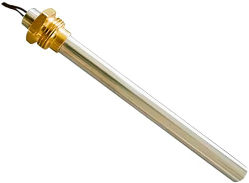 Résistance Bougies Allumage pour poêle à pellets 270 W 140 mm (+/- 2 mm) 130 mm ; diamentro 9,9 mm ; filetage 3/8. Pour AMG Ravelli Piazzetta Alder