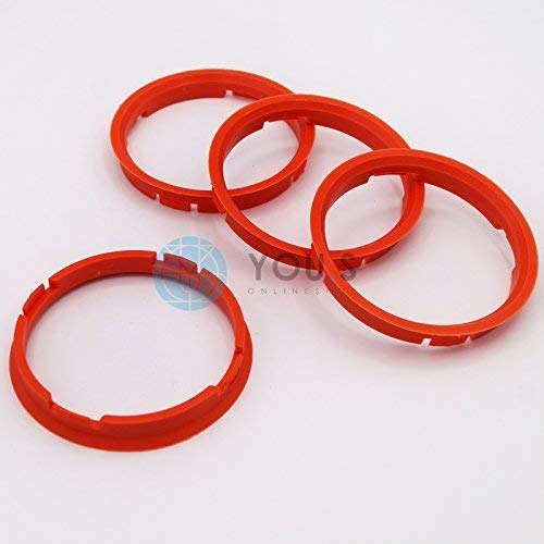 4 x ZENTRIERRINGE DISTANZRING für ALUFELGEN FZ55 73,0-67,1 mm CMS, DBV, Proline Wheels, Schmidt Revolution