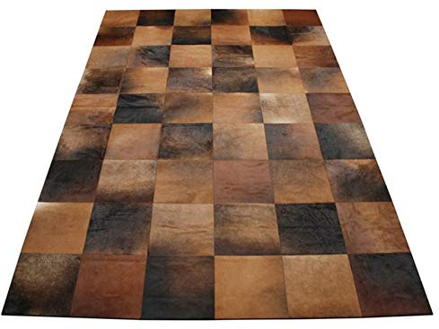 Vip-leather NEU KUHFELL Patchwork Teppich Cod 1500 (240 cm x 300 cm)