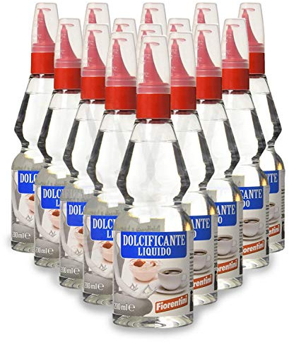 Fiorentini Dolcificante Liquido a Base di Ciclammato di Sodio, Saccarina di Sodio e Taumatina (confezione da 15 bottiglie)