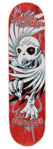 Birdhouse Pro Hawk Spiral Planche de skateboard Rouge 8