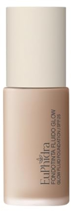 Euphidra Fond de teint Fluido Glow avec protection solaire SPF25 Couleur FG04, 30 ml