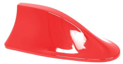 Dachantenne Autoantenne AM/FM Autoradio Shark Antenne Haifischflosse (Rot)