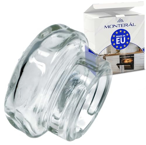 Backofenlampe Abdeckung aus Glas Ø 48 mm 481245028007 für Whirlpool | mit dem Originalcode 481945069844 - MADE IN EU - MONTERAL