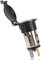12 V 120 W encendedor de cigarrillos enchufe enchufe parte encendedor de cigarrillos hembra adaptador divisor impermeable DC 12 V-24 V para motocicleta marina, coche, barco, tractor, cortacésped