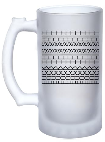 Giftme Hidden Message – “F*ck This Shit” Optical Illusion Design, 16oz Frosted, Tankard, Stein, Pint Beer Glass/Mug.
