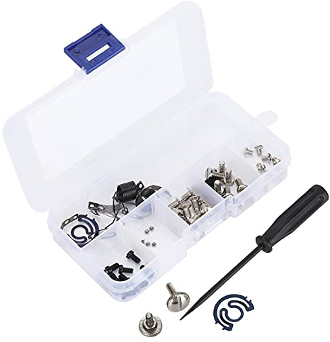 Kit de tornillo de coser, reemplazo de placa de aguja de coser, kit de tornillo de costura de la máquina transporte de metrettura de la metría fijación de la placa de la máquina