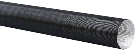 Gissroys Flexibler 60-mm Lüftungsschlauch Aus Aluminiumfolie Hitzebeständiger Ansaugkanal Für Autoheizungssysteme Und Warmluftübertragungs Heizkanalrohr Aus Aluminiumfolie