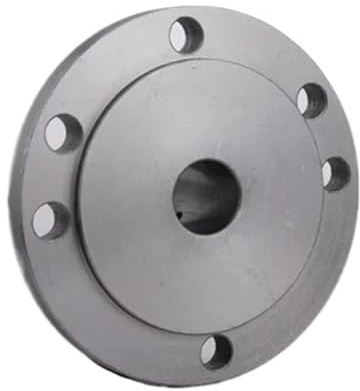 Placca frontale per tornio Flangia, flangia albero motore del mandrino senza chiavetta, for autocentraggio K11-80 K12-80, foro interno 12-25 mm piastra flangia mandrino(12mm)