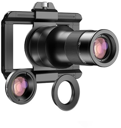 EpheyFIF Lente móvil TM6X de 150 mm, teleobjetivo macro para fotografía y observación