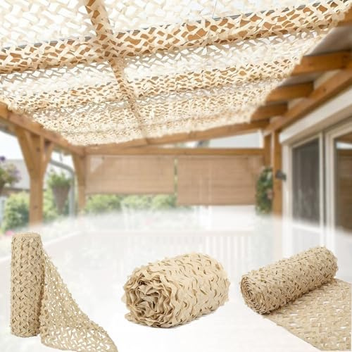 Générique Filet de Camouflage d'Ombrage, Maille Légère pour Décoration de Mariage et Réception, Rideau pour Jardin ou Fête d'enfants, Accessoire Tactique pour Chasse et Jeux de Tir