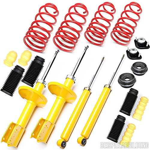 Sportfahrwerk 40/40 + Domlager + Staubschutz - Golf V 1K 2.0FSI-2.0SDI Ø 55mm