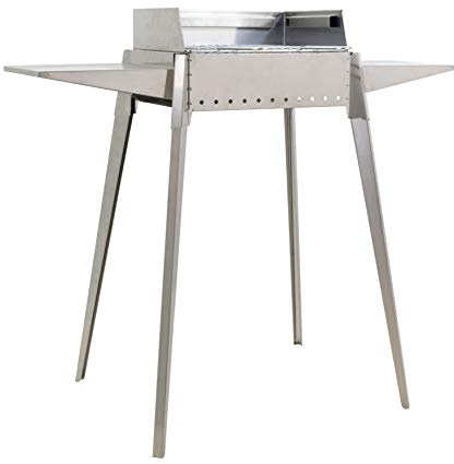 Barbecue Etna mini Gartenterrasse aus Stahl cm 102 x 55 x 85 h