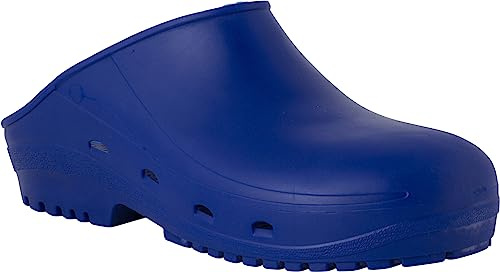 REPOSA Sabot Femme Medical Modèle Easy, Semelle Antidérapante en Caoutchouc SRC, Semelle Anatomique, Sabot de Bloc en Caoutchouc Thermoplastique Autoclavables, Antistatiques, Respirants et Légers