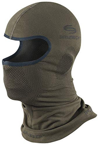 BRUBECK Funktions Sturmhaube Gesichtshaube Balaclava Skimaske Motorradmaske:,Die Beste!' | KM00010, Größe:L/XL, Farbe:Khaki