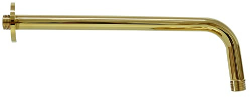Wandarm/Wandanschluss/Wandausleger für Regenbrausen/Duschkopf 30 cm - Gold