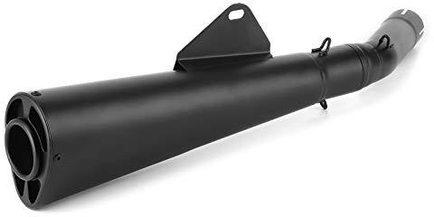 Keenso Motorrad-Auspuff, 304 Edelstahl Motorrad-Auspuffanlage Slip-On Schalldämpfer + Mittelrohr für Rebel 300 500 CMX300 CMX500 2017-2021 Abgabestelle Auspuffrohre