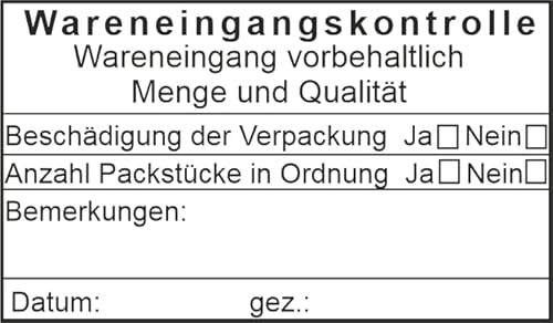 Kontierungsstempel vom Kaufhaus2010 – als Holzstempel mit Stempelkissen– Custom- (55x32 mm) in verschiedenen Ausführungen, Büro, Buchungsstempel, Firmenstempel
