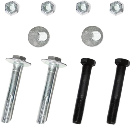 CANJPTON Kompatibel mit VW T4 Transporter M14 Exzenterschraube Schrauben Satz Querlenker vorne Front Suspension Eccentric Bolt & Washer hochfest 701407397C N90534002