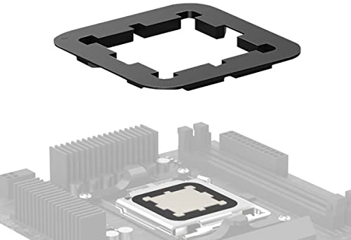 ElecGear CPU Protector de Pasta Térmica para AMD AM5 Procesadores, 2 Paquetes de Hebillas Protectoras para Zócalo LGA1718 para Las Series Ryzen 7000, 8000, 9000 y X3D